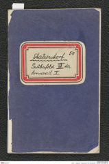 Seite 1, Tagebuch "Statzendorf II der Bronzezeit I" (NHMW-PRAE-BBB-50)